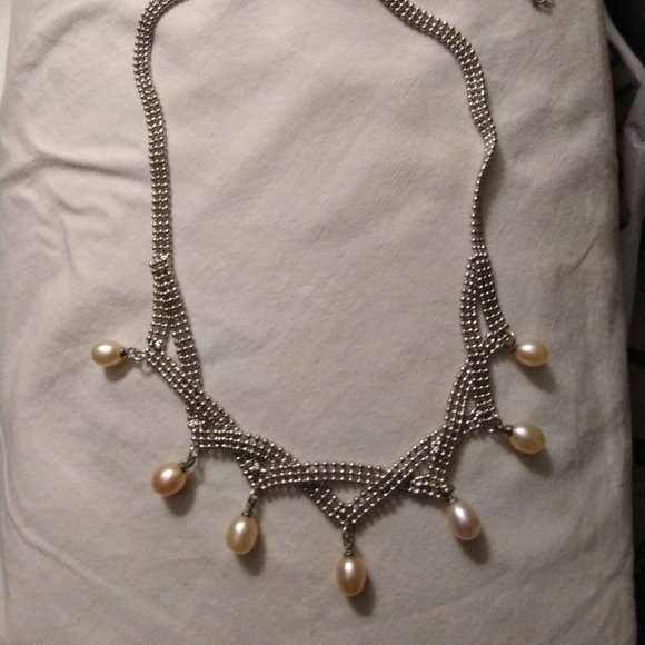 Gorgeous 😍 Pink Akoya Pearl Pendant Necklace *NEW* - Picture 1 of 6